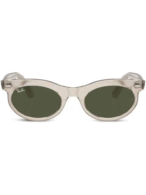 Ray-Ban Wayfarer Sonnenbrille mit ovalem Gestell