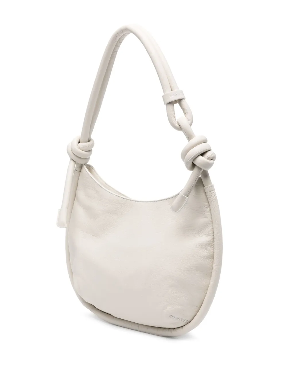 Shop Zanellato Small Demi' Piuma Shoulder Bag In White