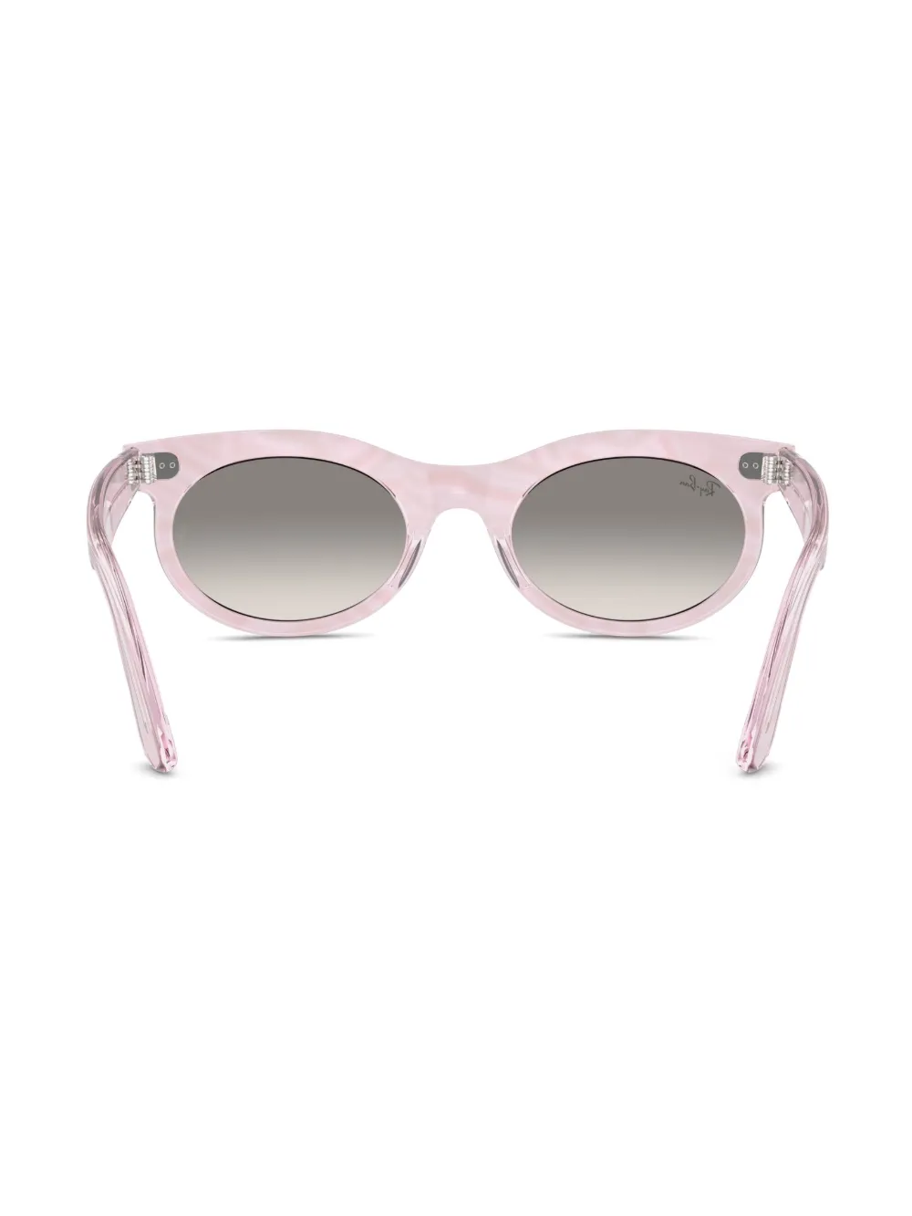 Ray Ban Wayfarer Sonnenbrille Mit Ovalem Gestell In Pink