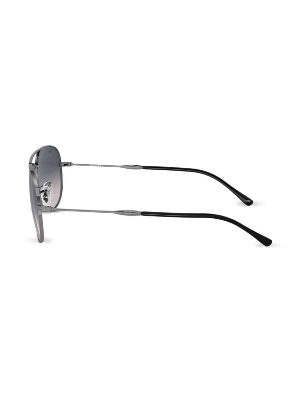 Shop Ray Ban Bain Pilot-frame Sunglasses In Grey