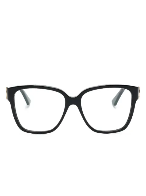 Cartier Eyewear logo-engraved square-frame glasses