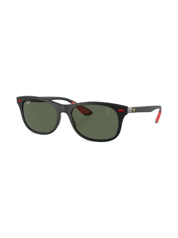 Ray Ban x Scuderia Ferrari Wayfarer Liteforce square frame Sunglasses Black