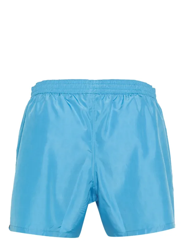 Balmain logo-print Swim Shorts | Blue | FARFETCH