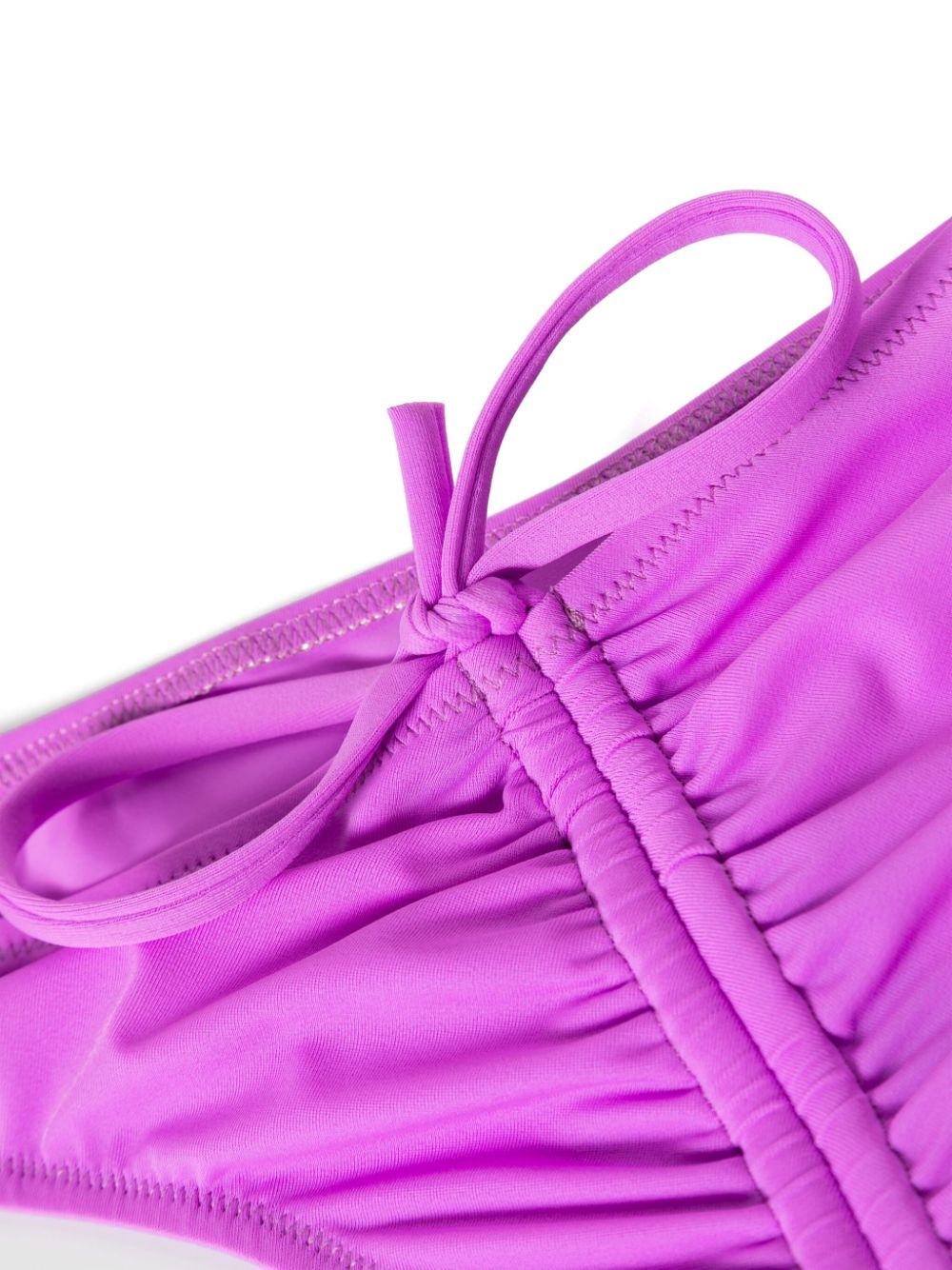 Shop Dsquared2 Gathered-detail Bikini Bottom In 紫色