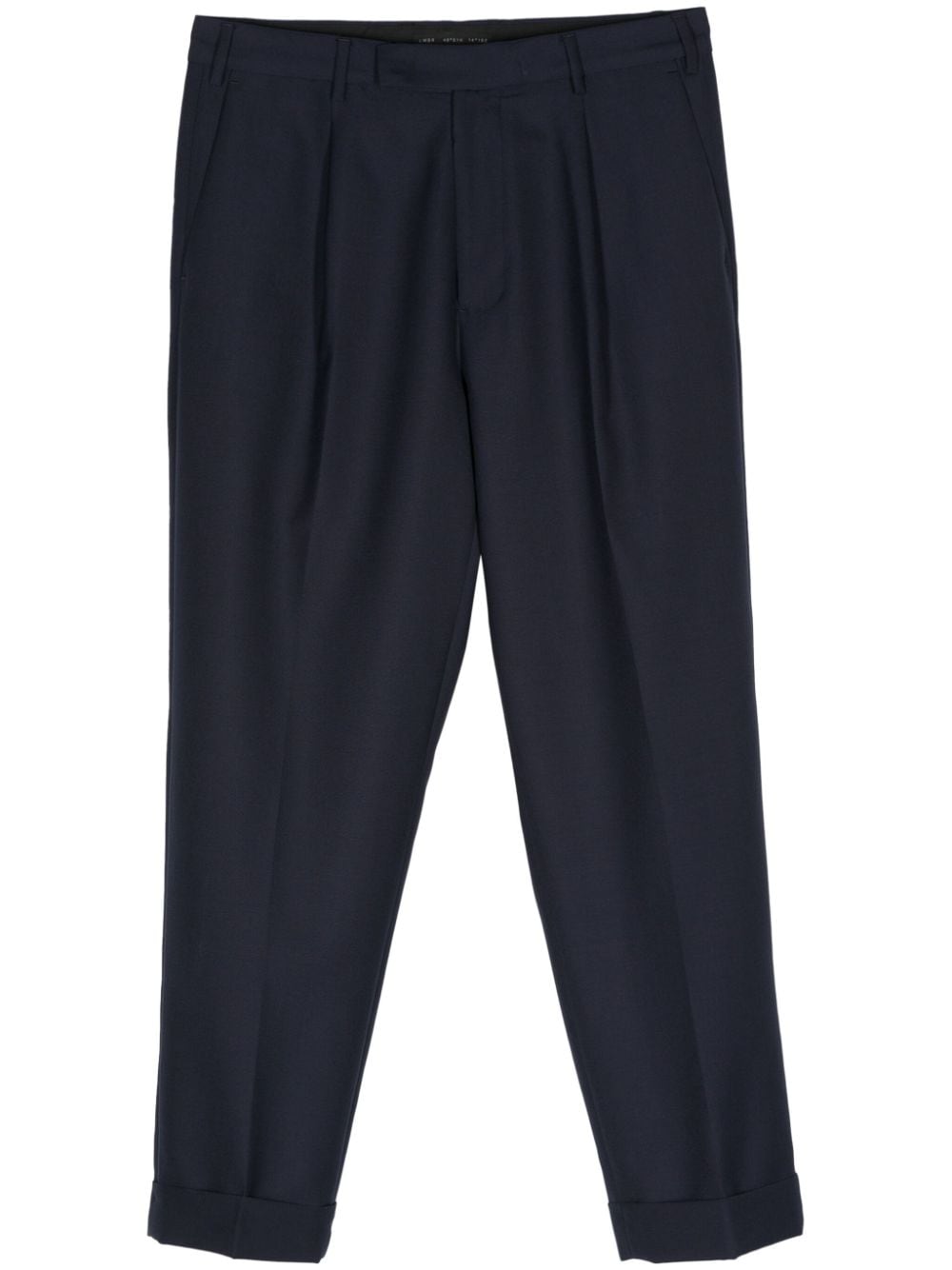 Low Brand Pleat-detail Tailored Trousers In Blue