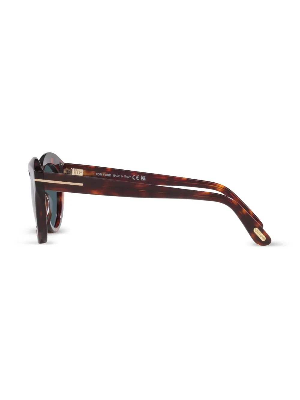 TOM FORD Eyewear Toni zonnebril Bruin