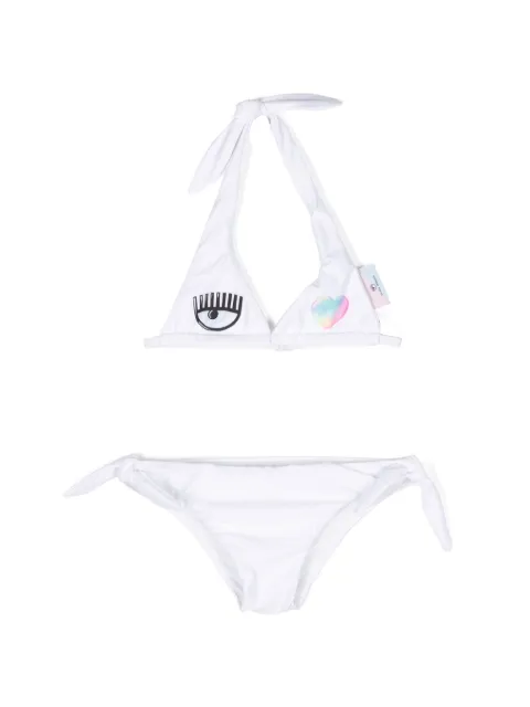 Chiara Ferragni Kids Eye Heart bikini set