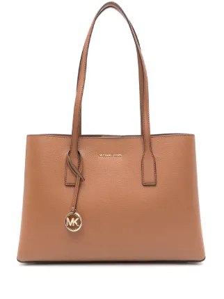 Michael Kors Leather buy Tote Bag tan