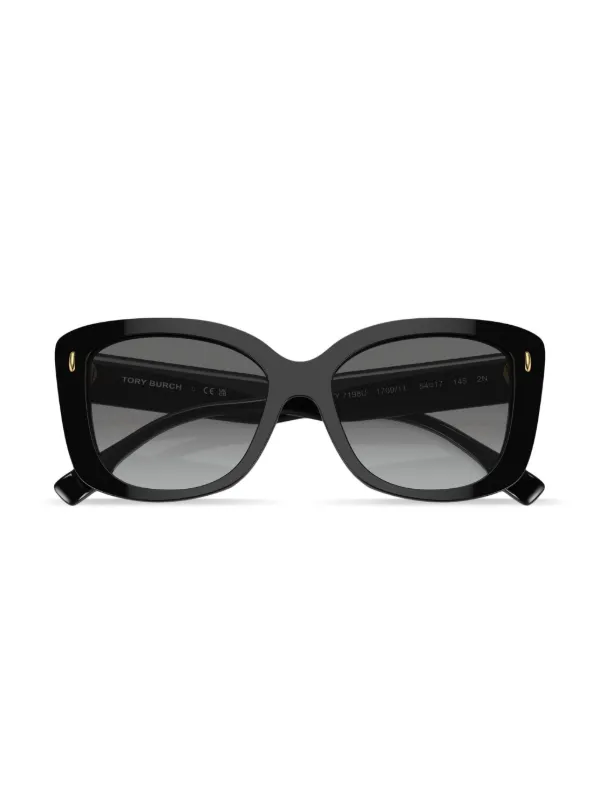Tory Burch Black Oversized Cat-Eye Sunglasses Miller Cat-Eye Sunglasses: Women main image 4