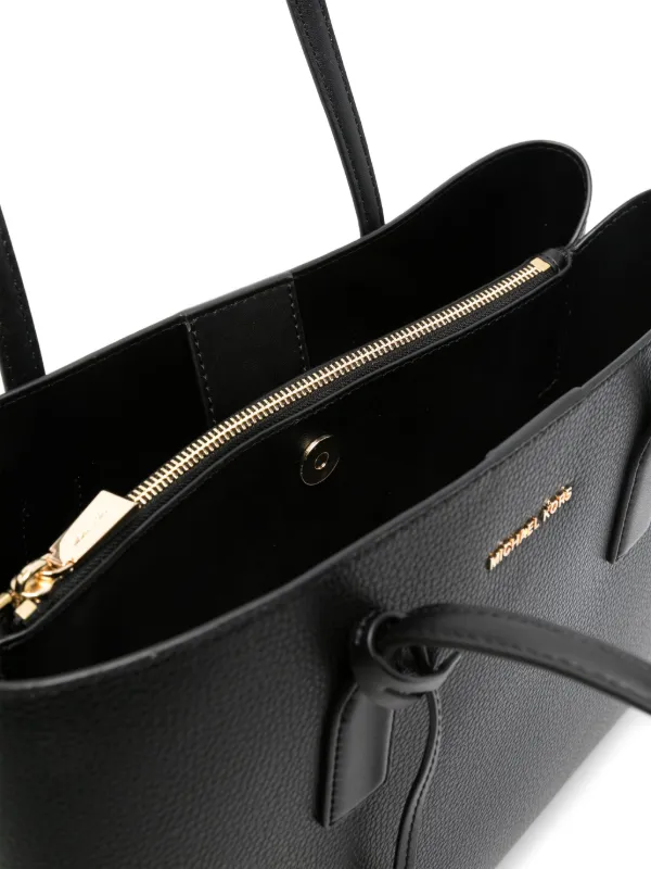 Michael kors pebbled leather tote bag top