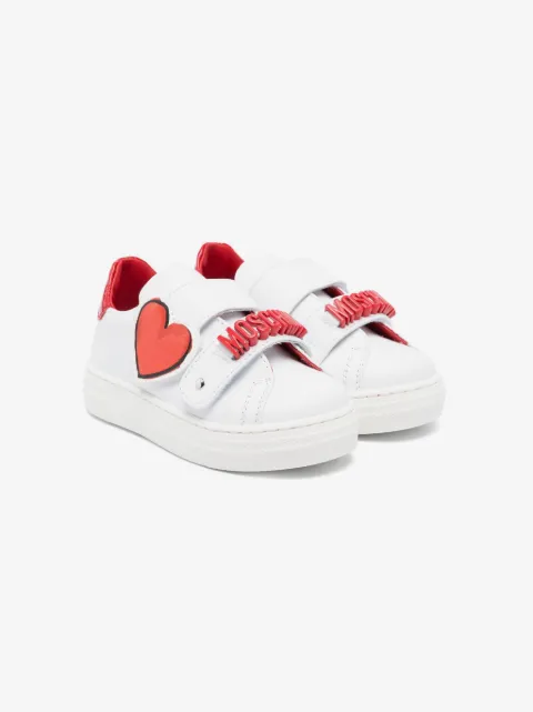 Moschino Kids tenis con letras del logo