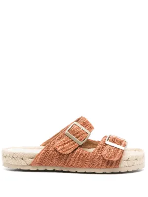 シューズ・サンダルその他 Manebi Low espadrilles ivory/terracotta Manebi ウィメンズ シューズ通販 - FARFETCH