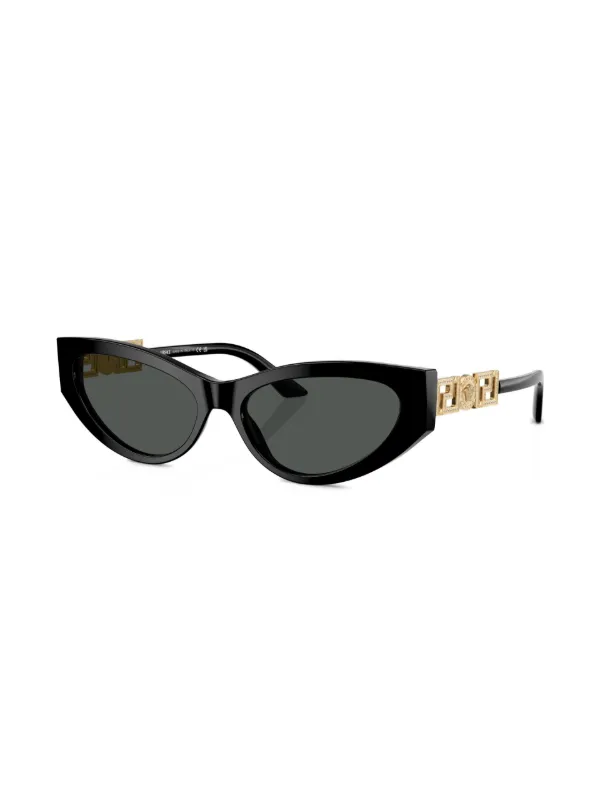 Versace Eyewear Medusa Head cat-eye Sunglasses | Black
