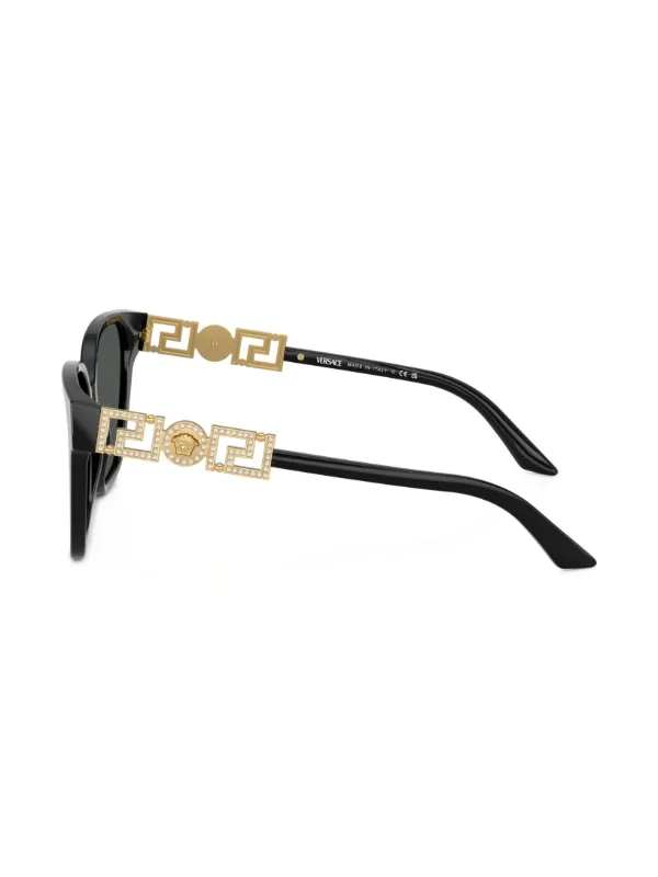 Versace Eyewear グレカ バタフライフレーム サングラス