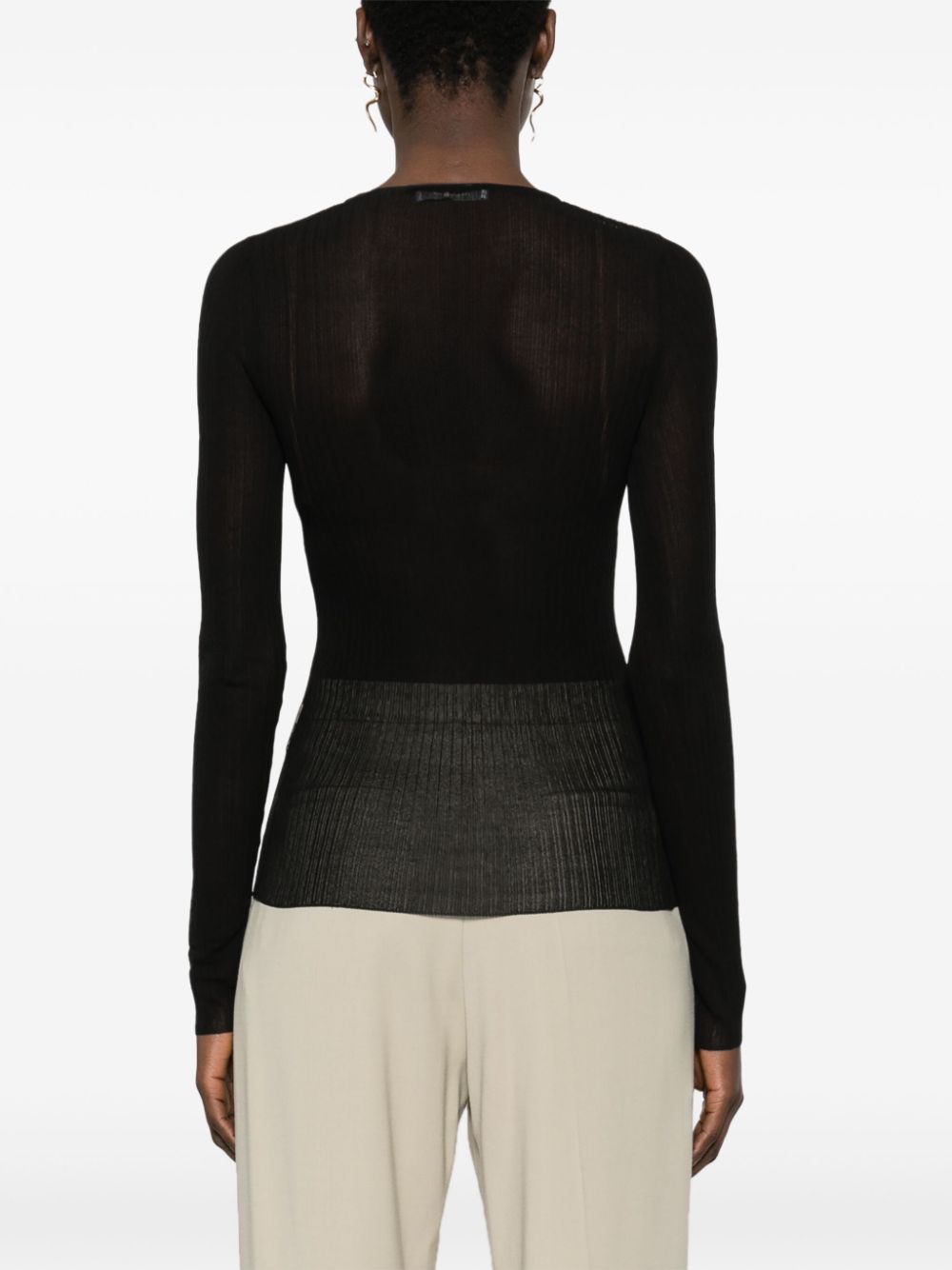 Max Mara Saggina ribbed silk jumper Women