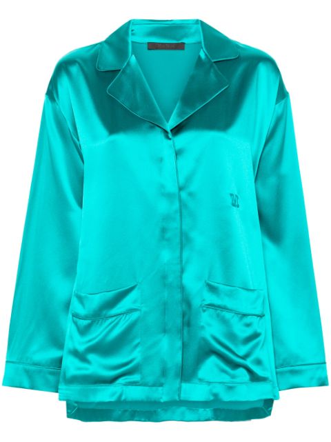 Max Mara Vasaio satin silk shirt Women