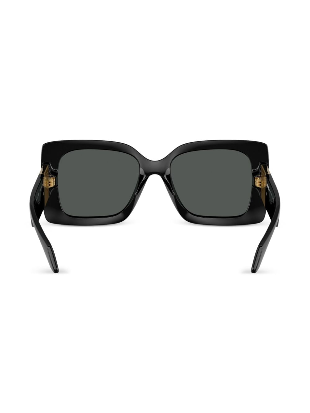 Shop Versace Medusa-plaque Oversized-frame Sunglasses In Black