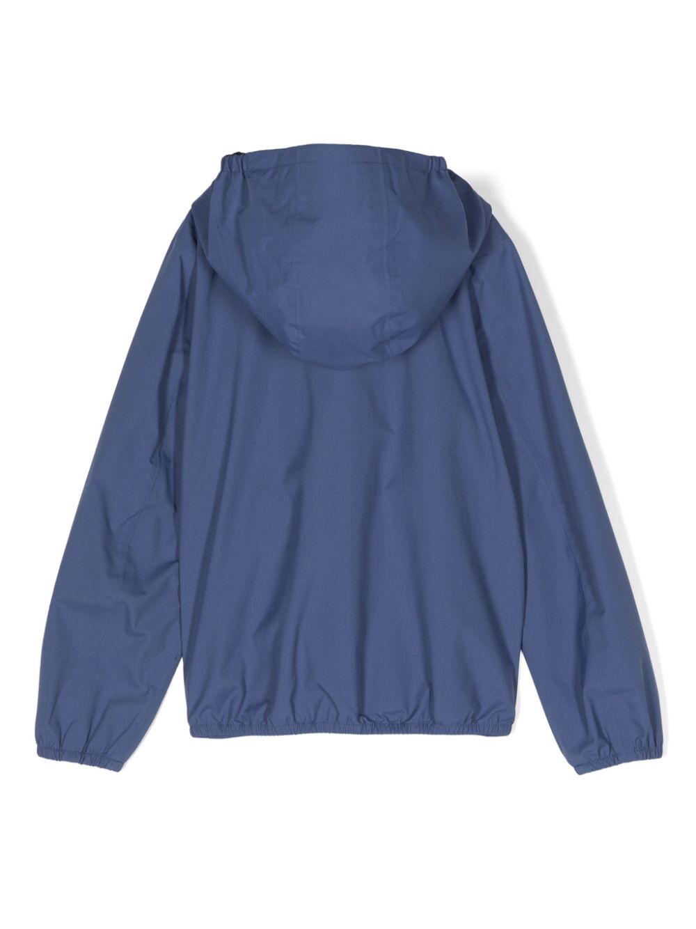 Shop K-way P. Jack Hooded Rain Jacket In Blue