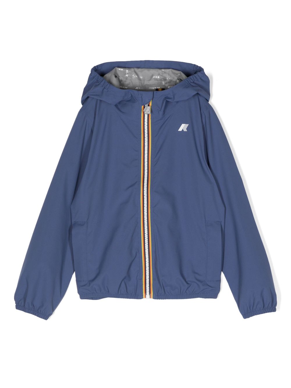 K Way Kids P. Jack hooded rain jacket - Blau