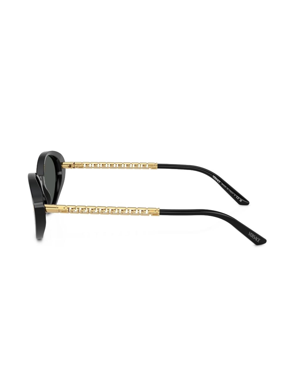 Versace Eyewear Zonnebril met cat-eye montuur Zwart