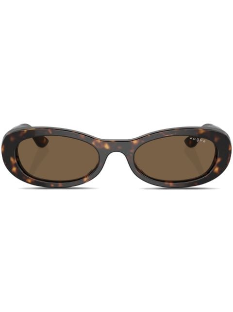 Vogue Eyewear tortoiseshell-effect oval-frame sunglasses