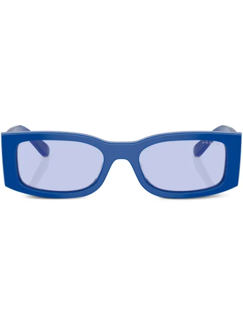 Vogue Eyewear logo-print rectangle-frame sunglasses