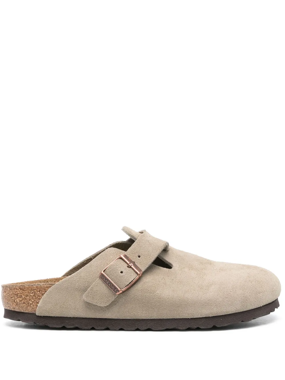 Birkenstock Boston Felted Slippers In Neutrals