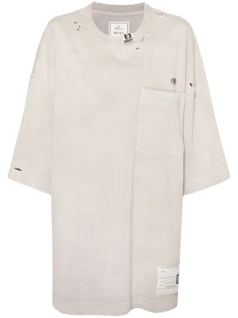 Maison MIHARA YASUHIRO Sun-faded cotton T-shirt