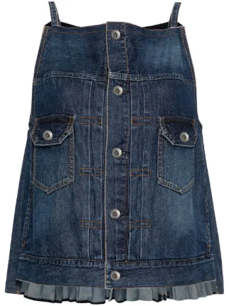 Sacai ノースリーブ デニムトップ - Farfetch