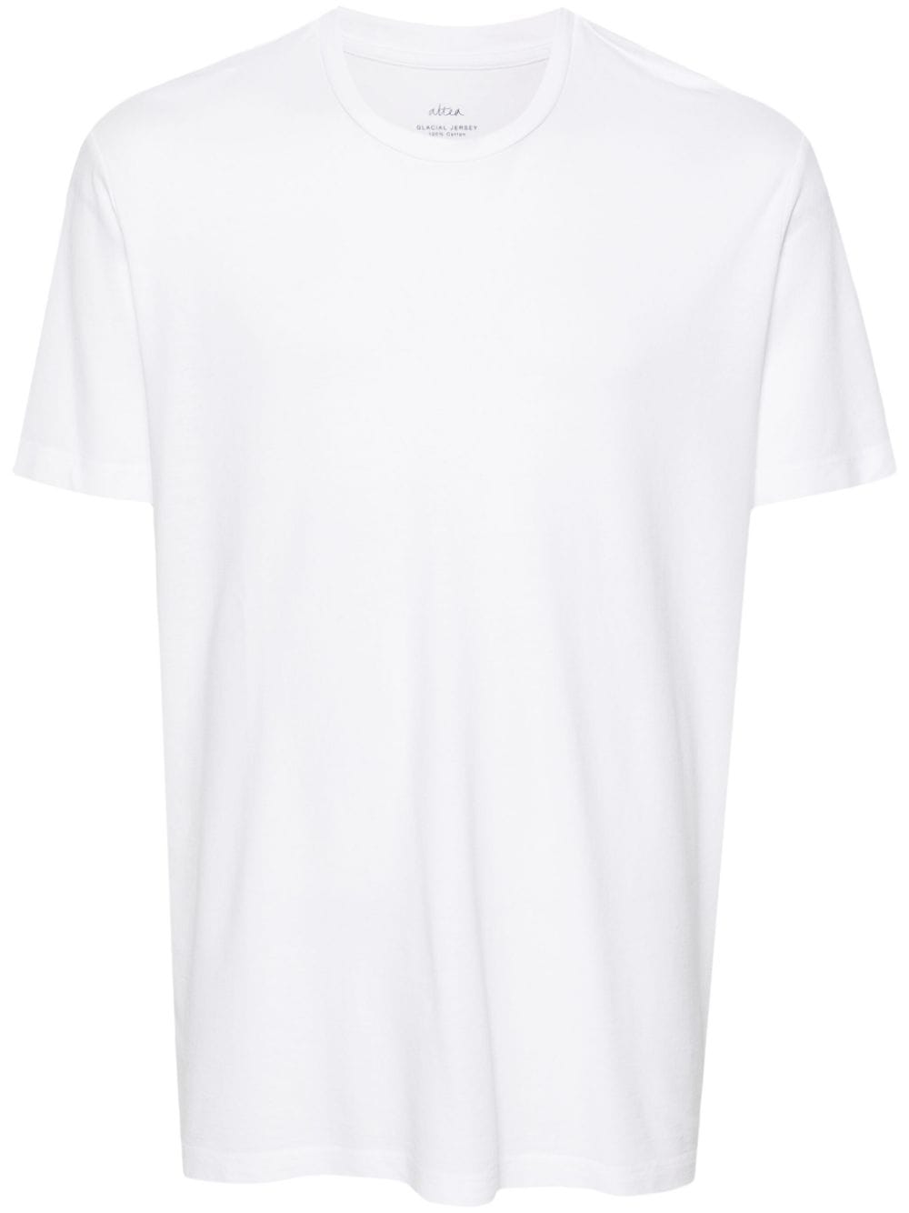 Altea Crew-neck Cotton T-shirt In Weiss