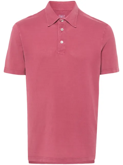 Fedeli piqué-weave polo shirt