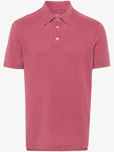 Fedeli piqué-weave polo shirt
