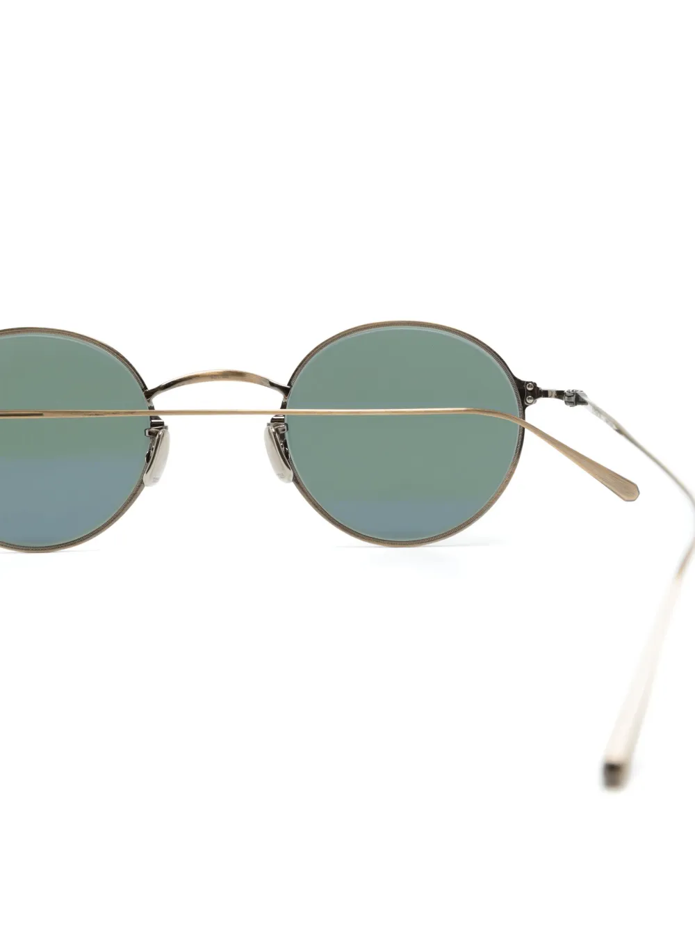 Eyevan7285 186 zonnebril met rond montuur Goud