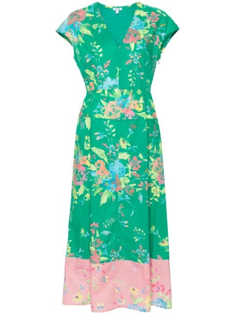 ASPESI Kleid mit Blumen-Print