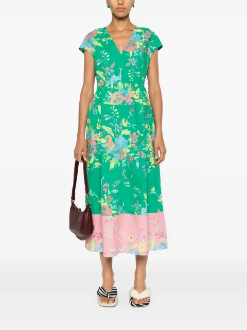 ASPESI floral-print cotton dress 2910M283 - 1