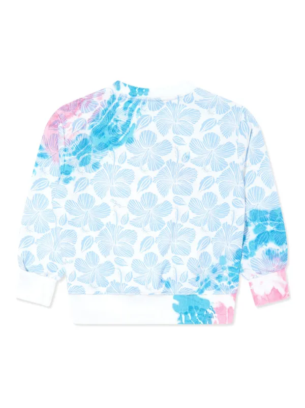 MSGM Kids フローラル スウェットシャツ | ホワイト | FARFETCH JP