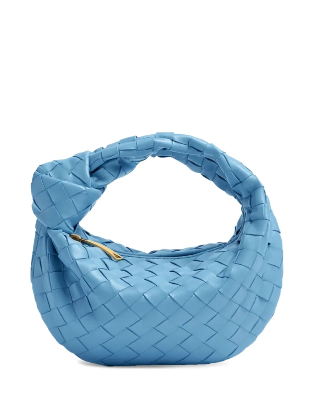 Bottega Veneta Blue Mini Jodie Bag In Blue