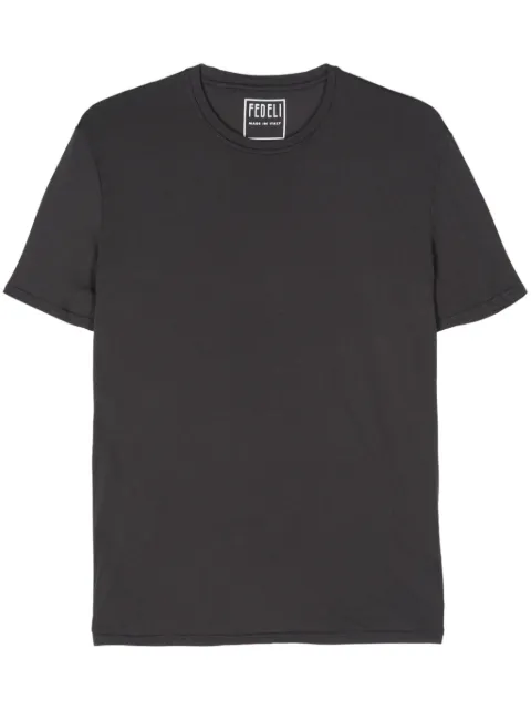 Fedeli short-sleeve cotton T-shirt