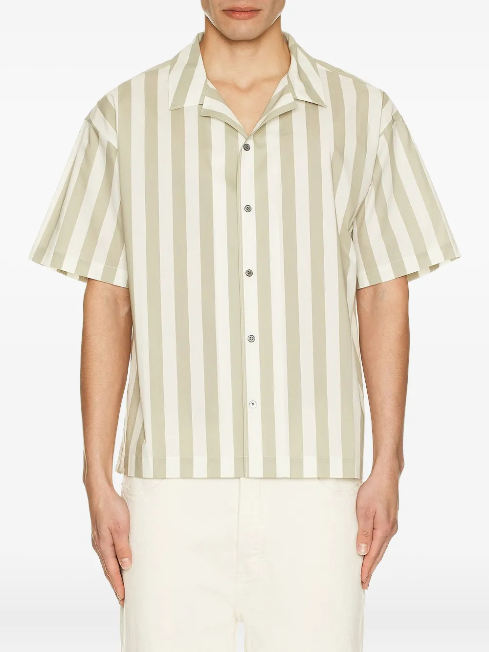 FRAME striped shirt Beige