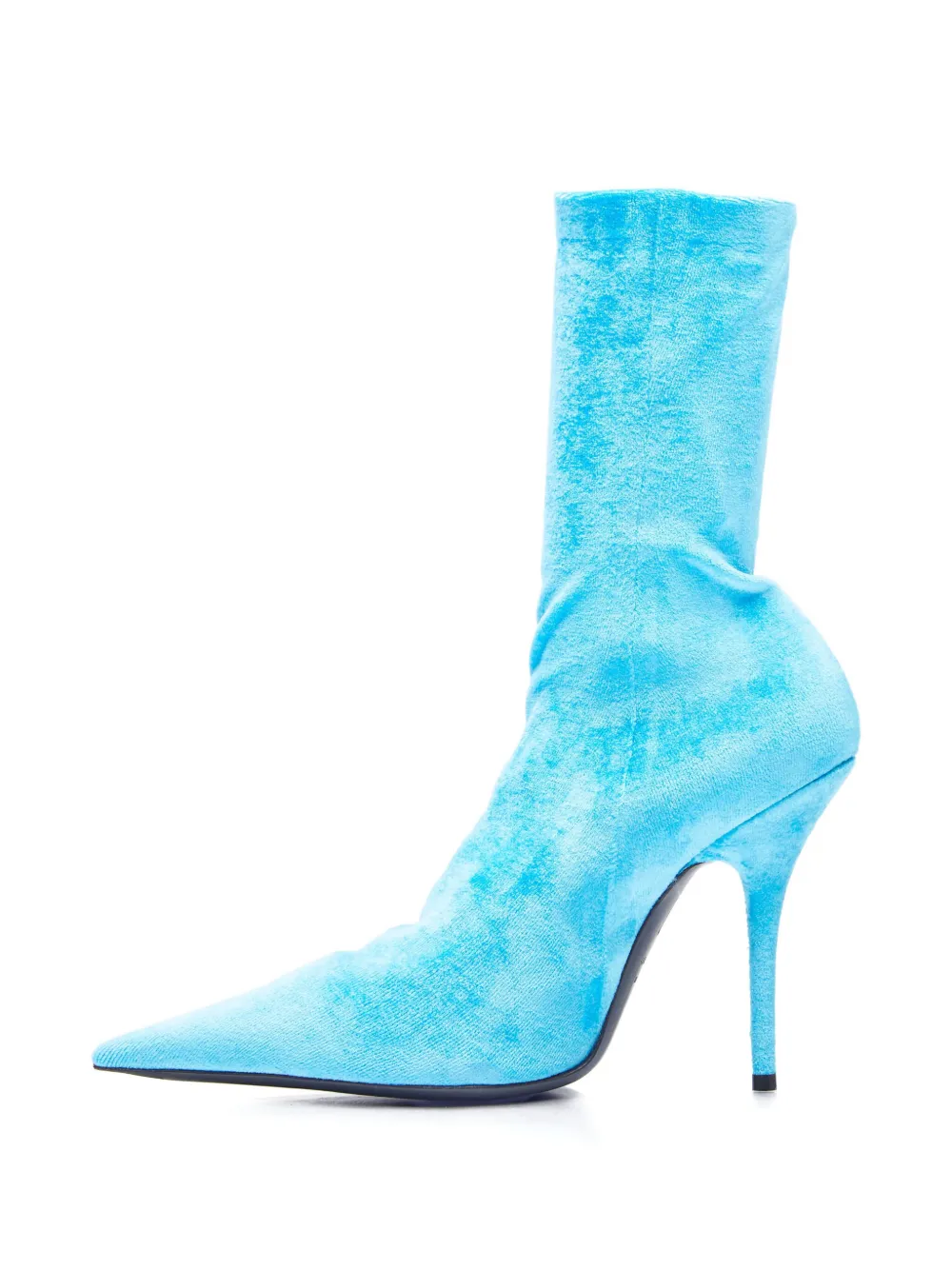 Balenciaga Fluwelen enkellaarzen Blauw