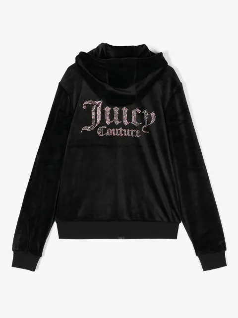 Juicy Couture Kids 디아만테 로고 후드티