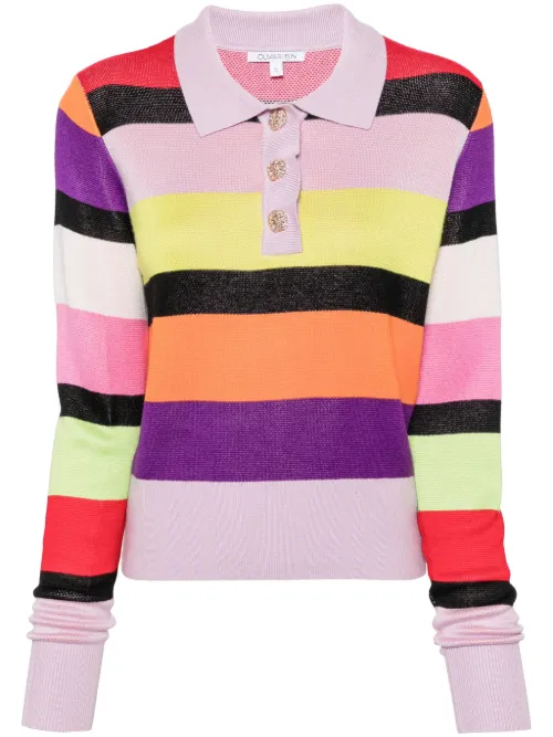 Pull rayé Mary à col polo - Olivia Rubin - Modalova