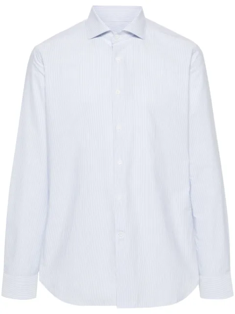 Corneliani striped cotton shirt