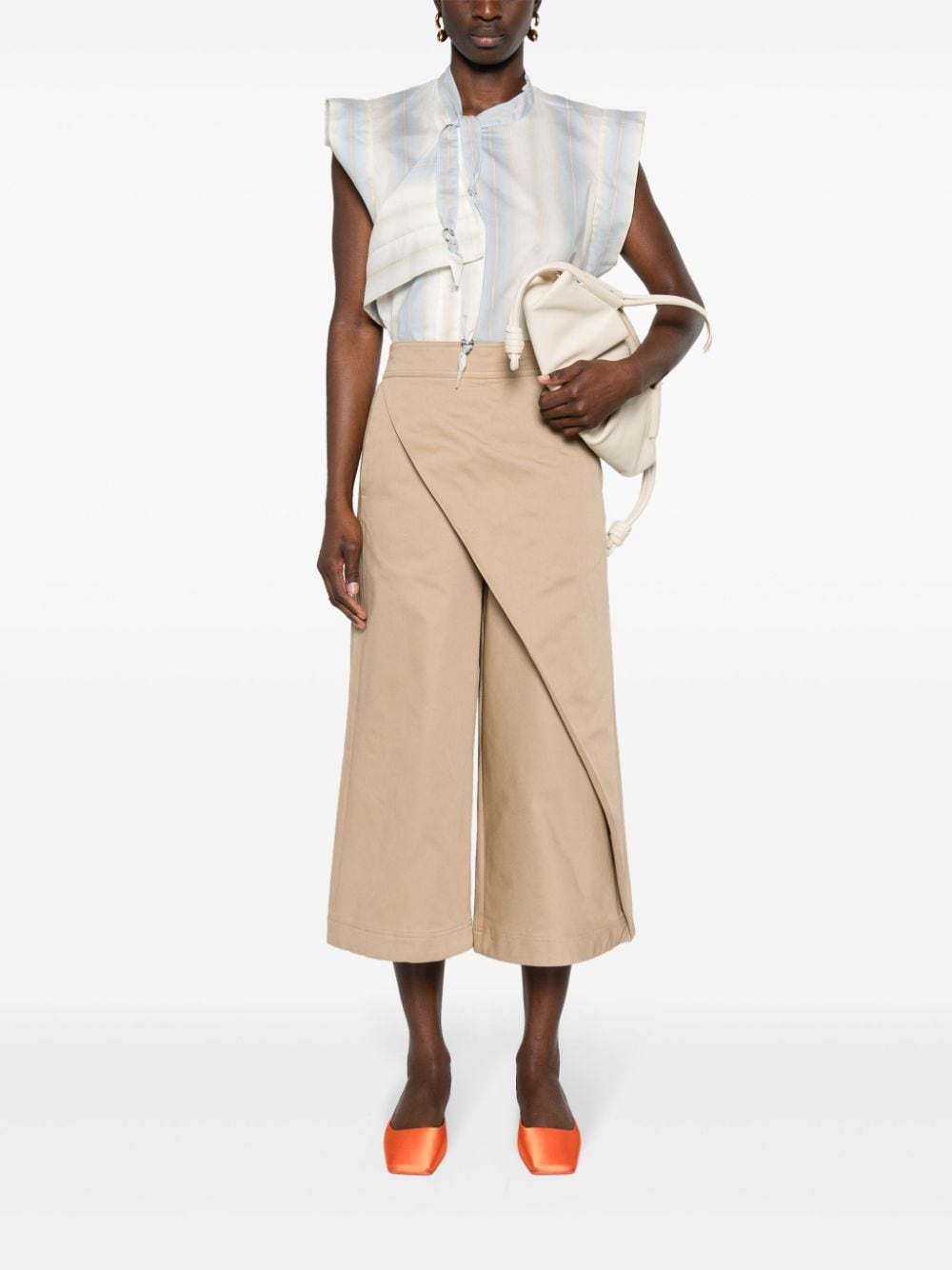 Image 2 of LOEWE cropped wrap trousers