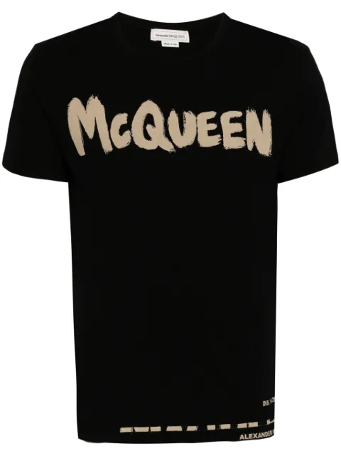 Alexander McQueen logo-print cotton T-shirt