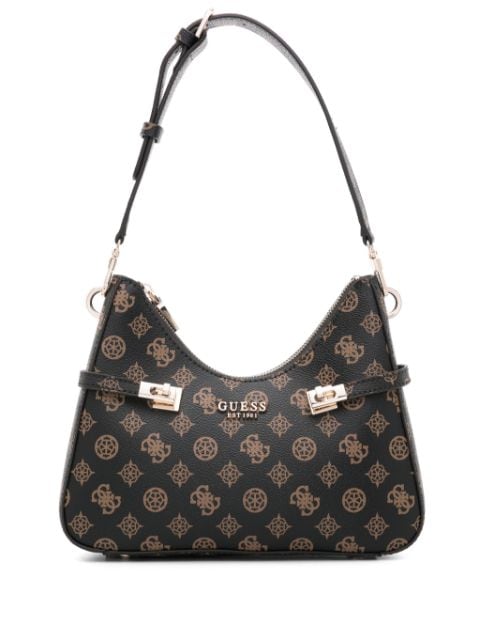 GUESS USA Loralee logo-print shoulder bag