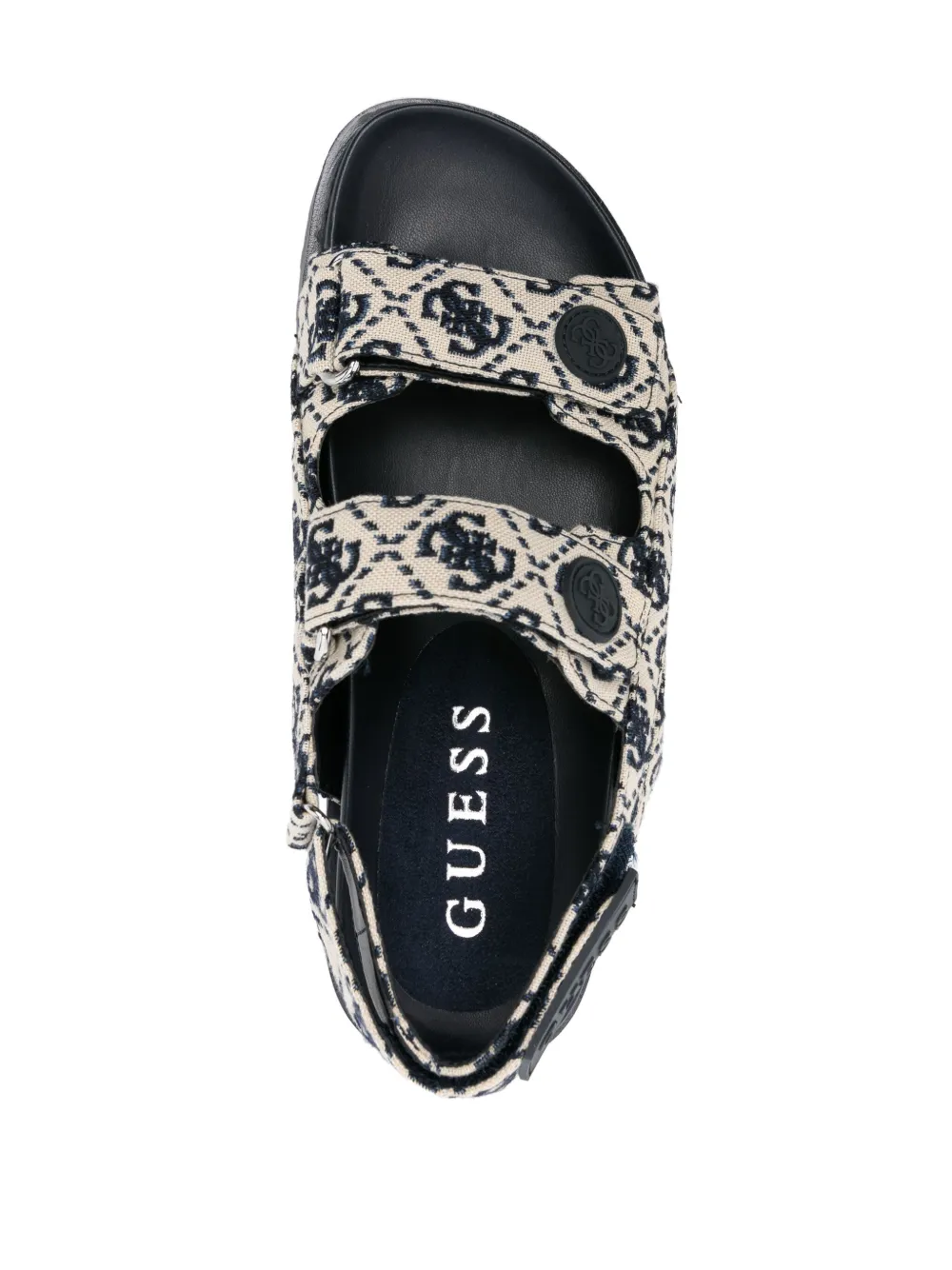 GUESS USA Fadey Sandalen Mit Monogram-Jacquard - Farfetch