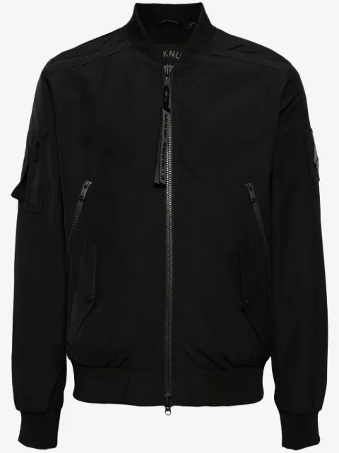 Moose Knuckles Courville logo-appliqué bomber jacket