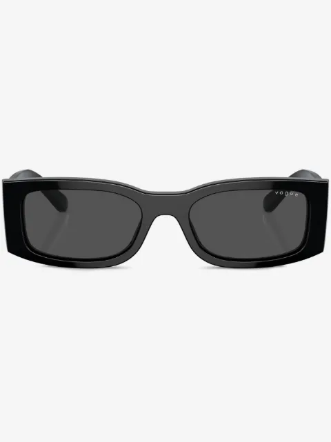 Vogue Eyewear logo-print rectangle-frame sunglasses