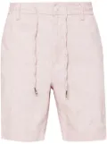 BOSS drawstring linen-blend shorts - Pink
